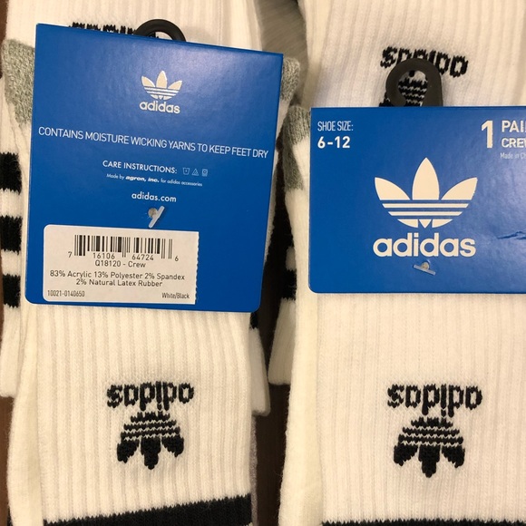 ⚠️sold⚠️Adidas Crew Soaks lot of 9 pairs - Picture 2 of 2